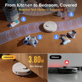 Roborock Qrevo S Pro Robot Vacuum and Mop - 18,500 Pa Suction & Multifunctional Dock