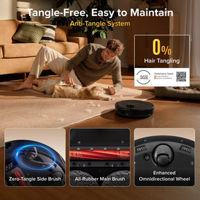 Roborock Qrevo S Pro Robot Vacuum and Mop - 18,500 Pa Suction & Multifunctional Dock