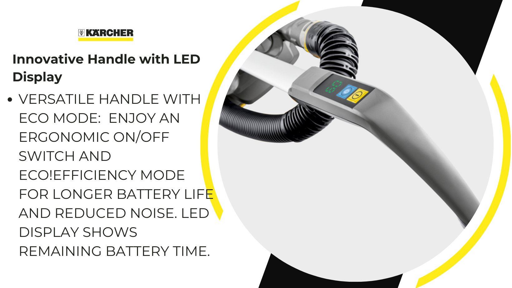Karcher Battery Powered Upright Vacuum Cleaner Cv 30/2 Bp Adv